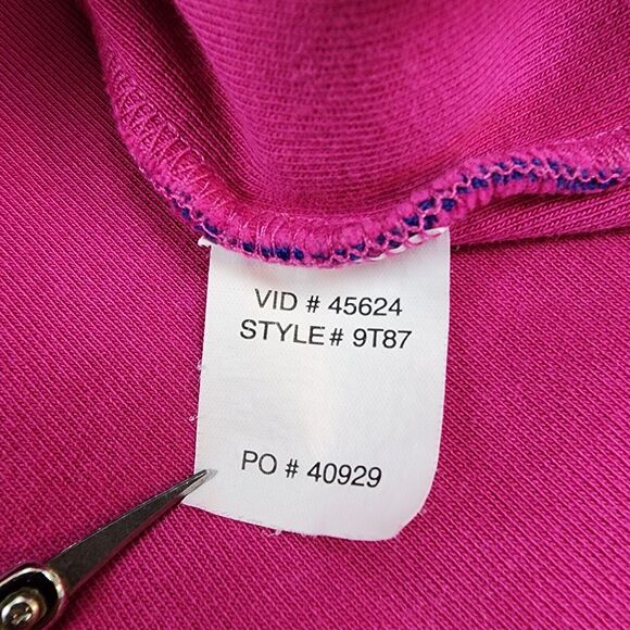 Orvis Sweater Women Small Pink Long Sleeve 1/4 Zip Passport Pima Casual Pullover - Picture 14 of 14